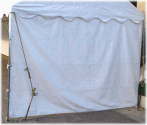 テント横幕クリーニング
