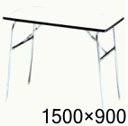 会議テーブル白1500×900